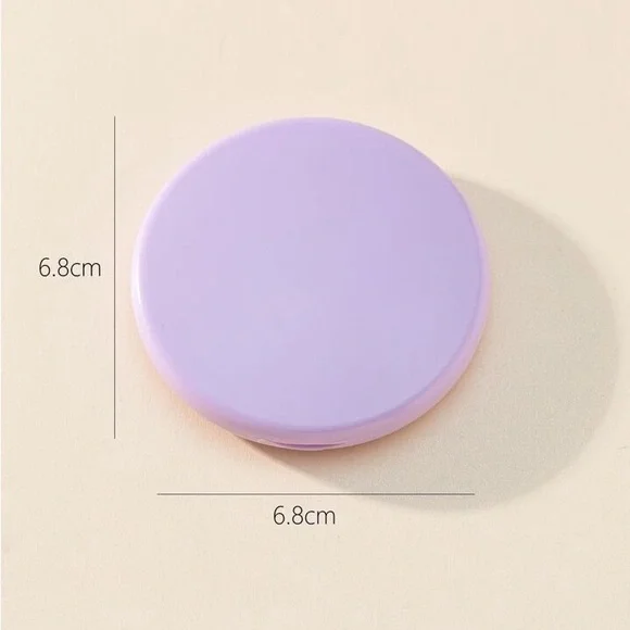 Compact Purple Makeup Mirror - Picture 2 of 5